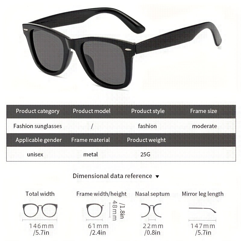 Retro Men's Polarized Sunglasses UV Protection Glasses