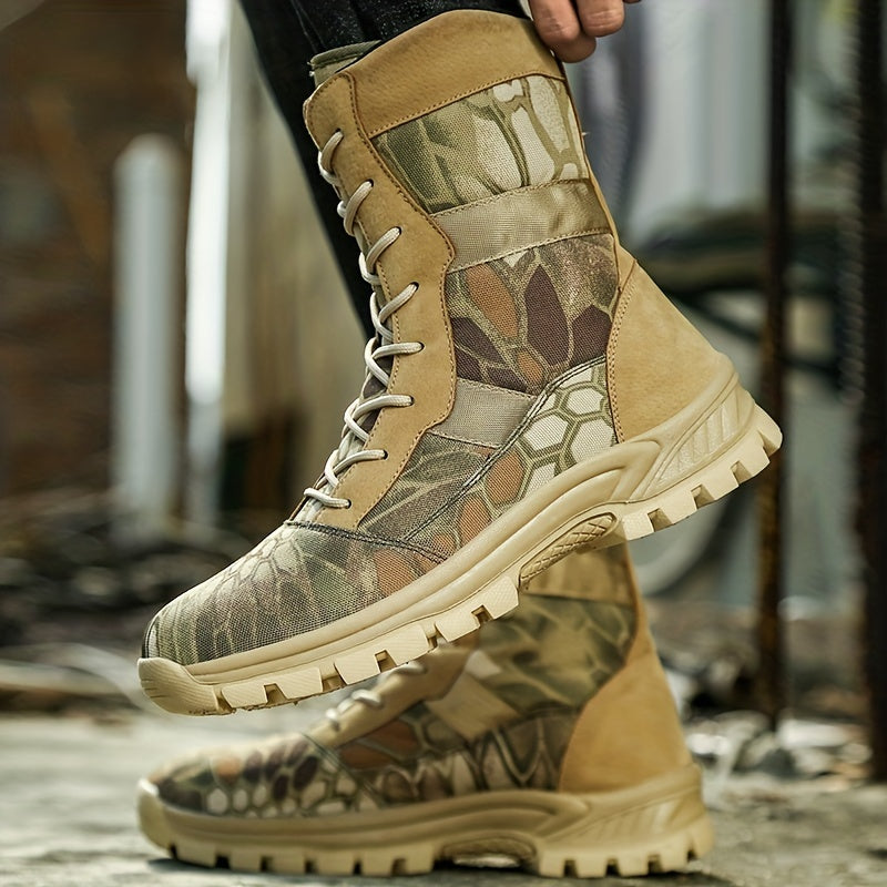 Boys' Military Style Hiking Boots Non Slip Durable Thermal Winter Shoes