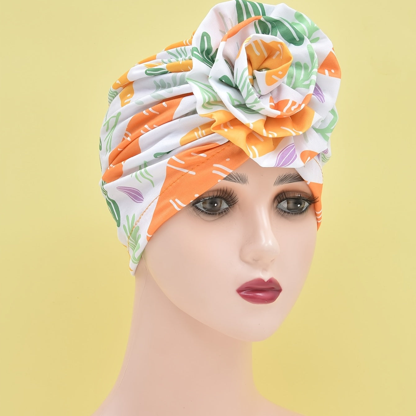 Colorful Flower Bandana Turban Cap for Women