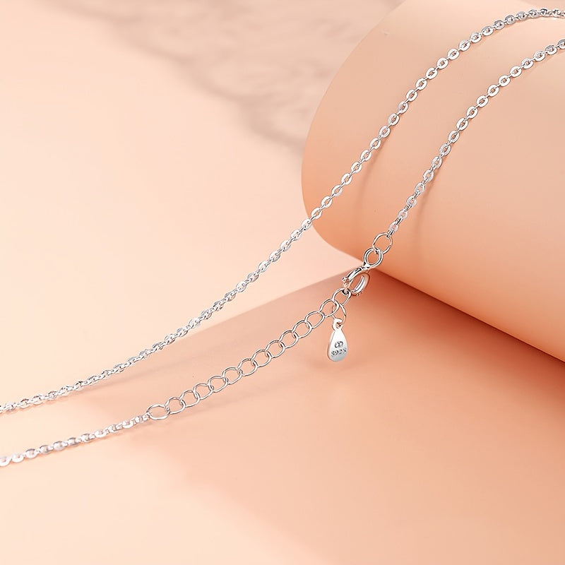 925 Sterling Silver Necklace Women's Clavicle Chain Variety Of Chain Types