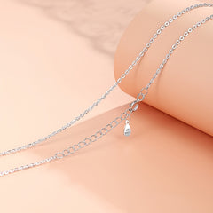 925 Sterling Silver Necklace Women's Clavicle Chain Variety Of Chain Types