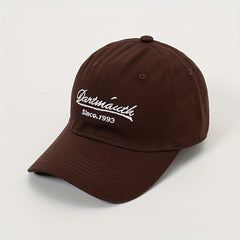Letter Embroidery Baseball Cap Cotton Sun Hat Lightweight Adjustable Dad Hats