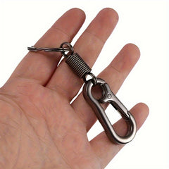 4pcs Zinc Alloy Keychain Buckle for Outdoor Camping Hiking