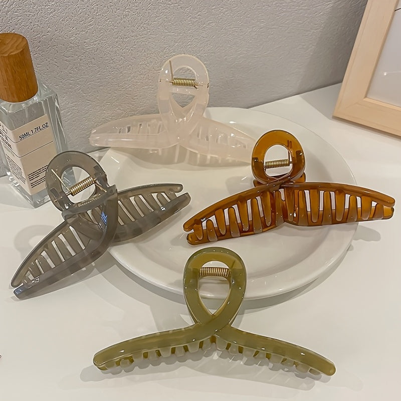 Large Hair Claw Clips For Women Strong Hold Big Hair Clips Nonslip Hair Accessor