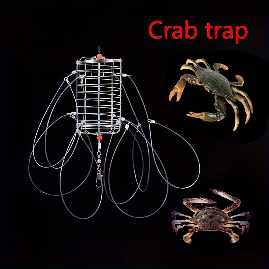Stainless Steel Crab Catch Tool Bait Cage for Fishing