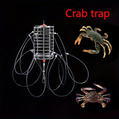 Stainless Steel Crab Catch Tool Bait Cage for Fishing
