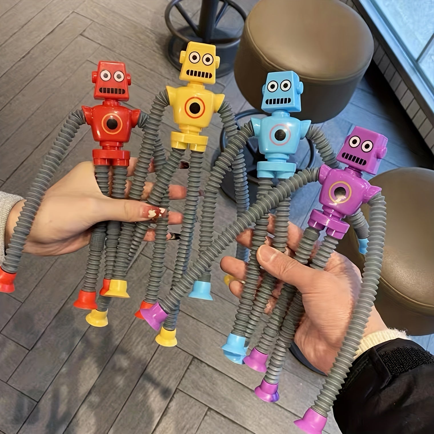 Stretching Tube Robot Puzzle Light Up Toy