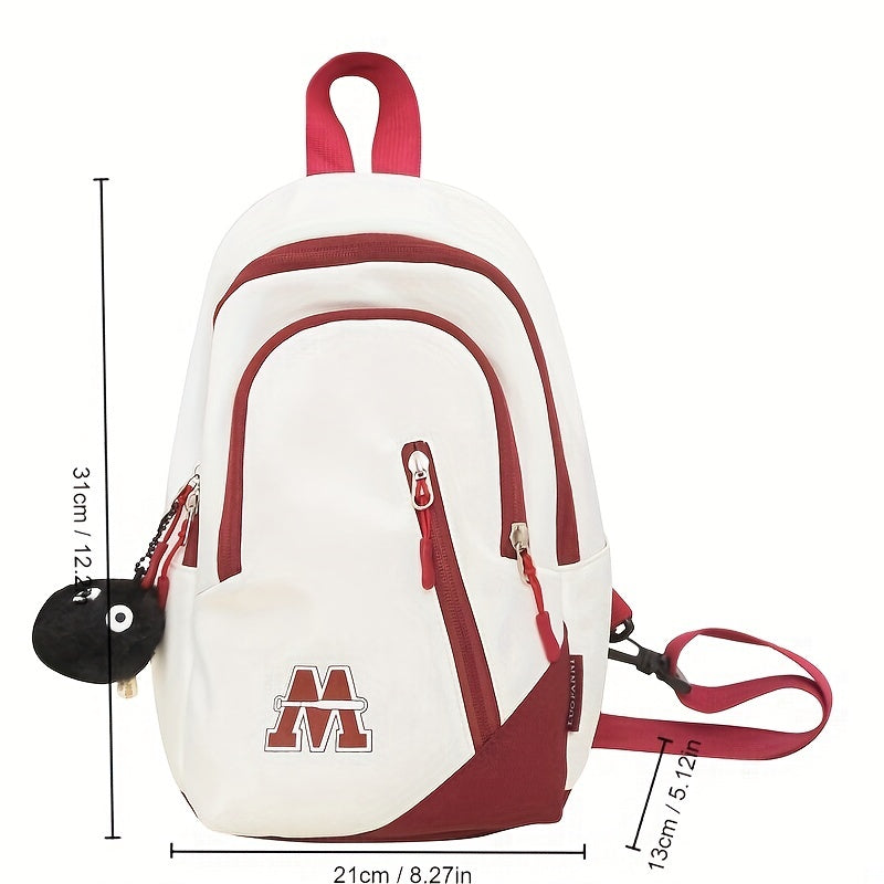Large Capacity Casual Chest Bag Nylon Sling Bag