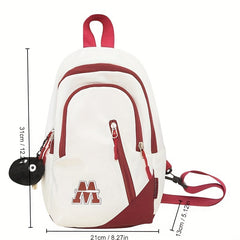 Large Capacity Casual Chest Bag Nylon Sling Bag