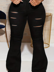  Sexy High Rise Flare Leg Pants