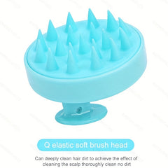 Silicone Shampoo Brush Scalp Massage Brush Soft Hair Brush