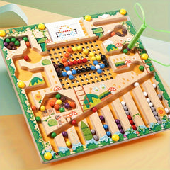Wooden Maze Game Educational Toy for Kids
