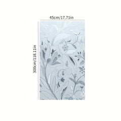 Anti Peep Tulip Glass Window Film Transparent UV Protective Stickers