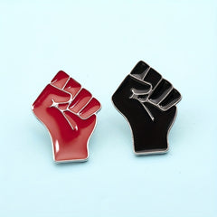 Fist Brooch Creative Pins Metal Badges for Men