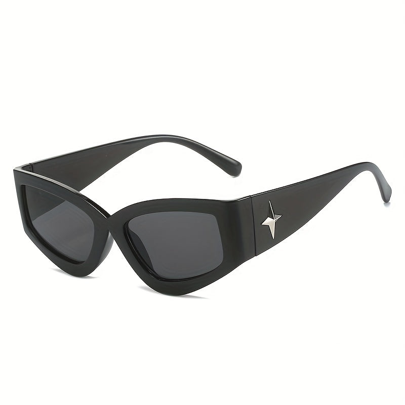 Y2K Cat Eye Sunglasses Star Decor Anti Glare Glasses UV400