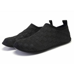 Plaid Pattern Fashionable Creek Sneakers Slip On Flat Beach Wading S