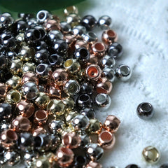 100pcs Large Hole Bead Spacer Beads Loose Beads 8 6MM Mixed DIY Beaded Charms