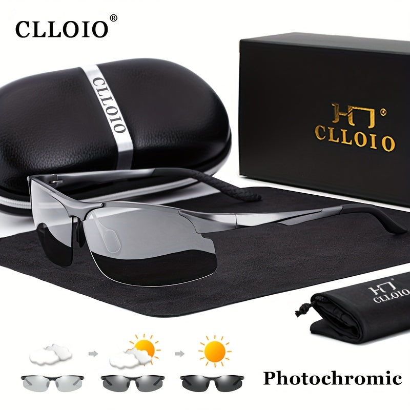 CLLOIO Photochromic Lens Polarized Sunglasses for Sports