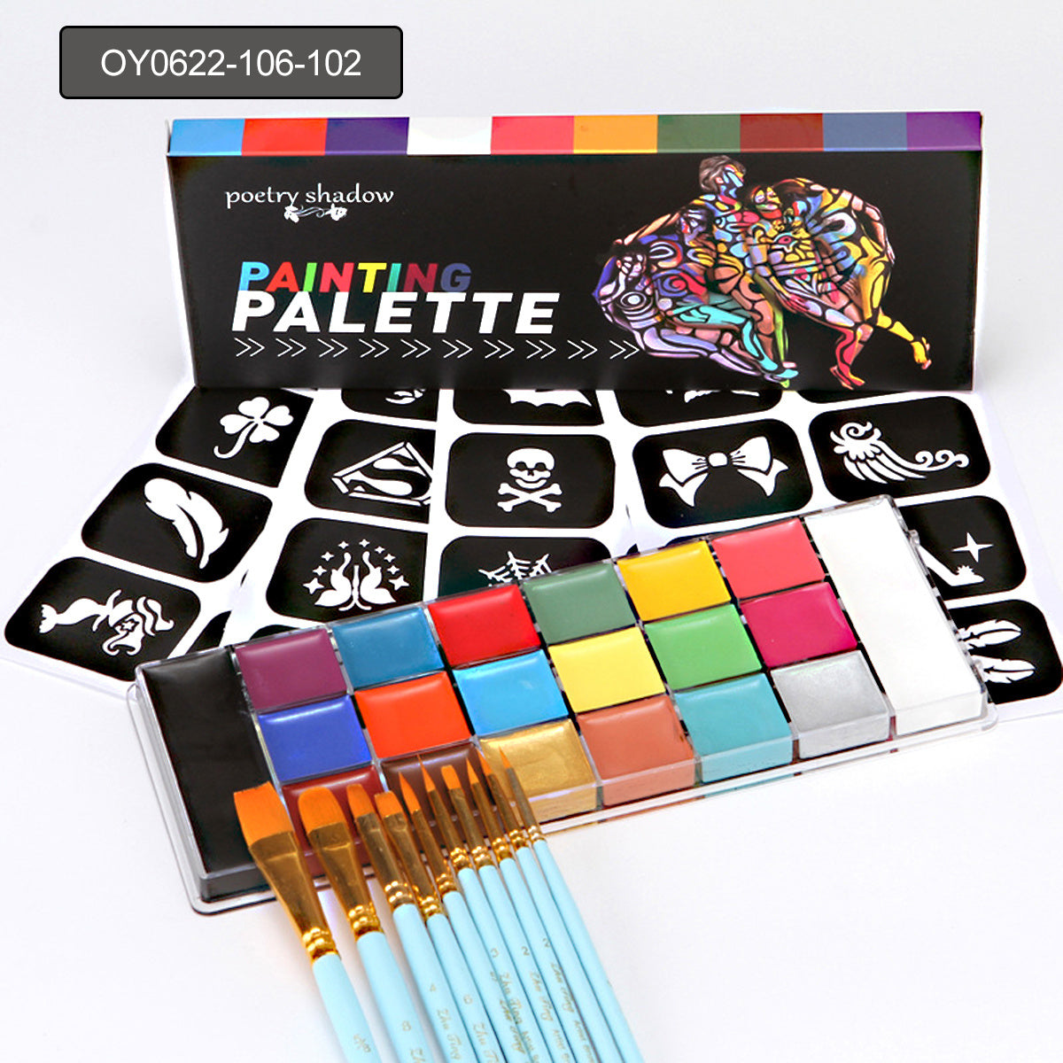 Waterproof Face Body Paint Halloween Cosplay