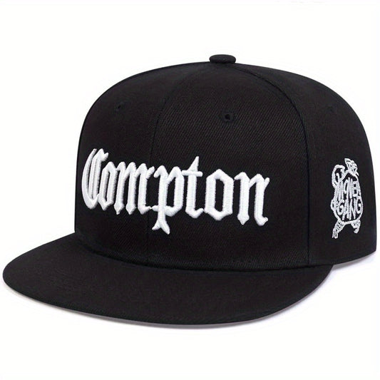Men's COMPTON Baseball Cap Adjustable Hat for Spring Fall Summer