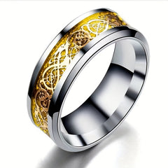 Dragon Pattern Ring For Men And Women