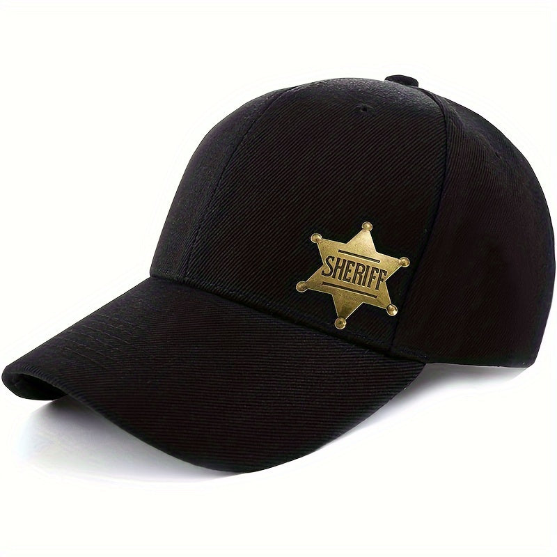 Metal Toy Sheriff's Badge Cowboy Party Decoration Fun Gift