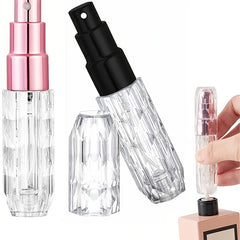 Transparent Diamond Shaped Spray Bottle 5ml