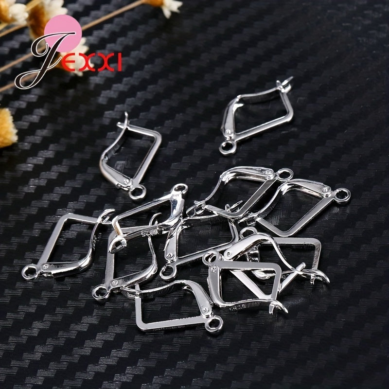 100pcs Pack Silver Jewelry Findings Earring DIY Accessories