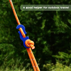 12pcs Guy Rope Tensioners Tent Wind Rope Buckle Cord Guyline Runners Adjuster