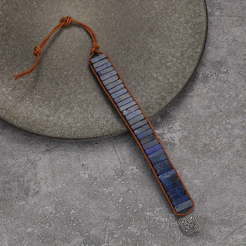 Colorful Stone Braided Bracelet Adjustable Rope Hand Bracelet Energy Healing