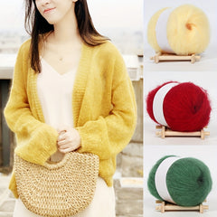 25g Mohair Wool for DIY Crocheting & Knitting Sweater and Shawl