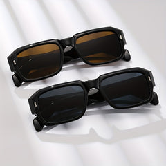Square Sunglasses Vintage Retro UV 400 Protection Travel Shades