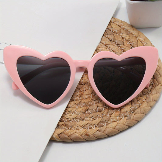 Y2K Heart Sunglasses For Women Men Funny Love Theme Glasses UV400