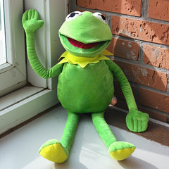 Large Kermit the Frog Plush Toy Green Stuffed Doll