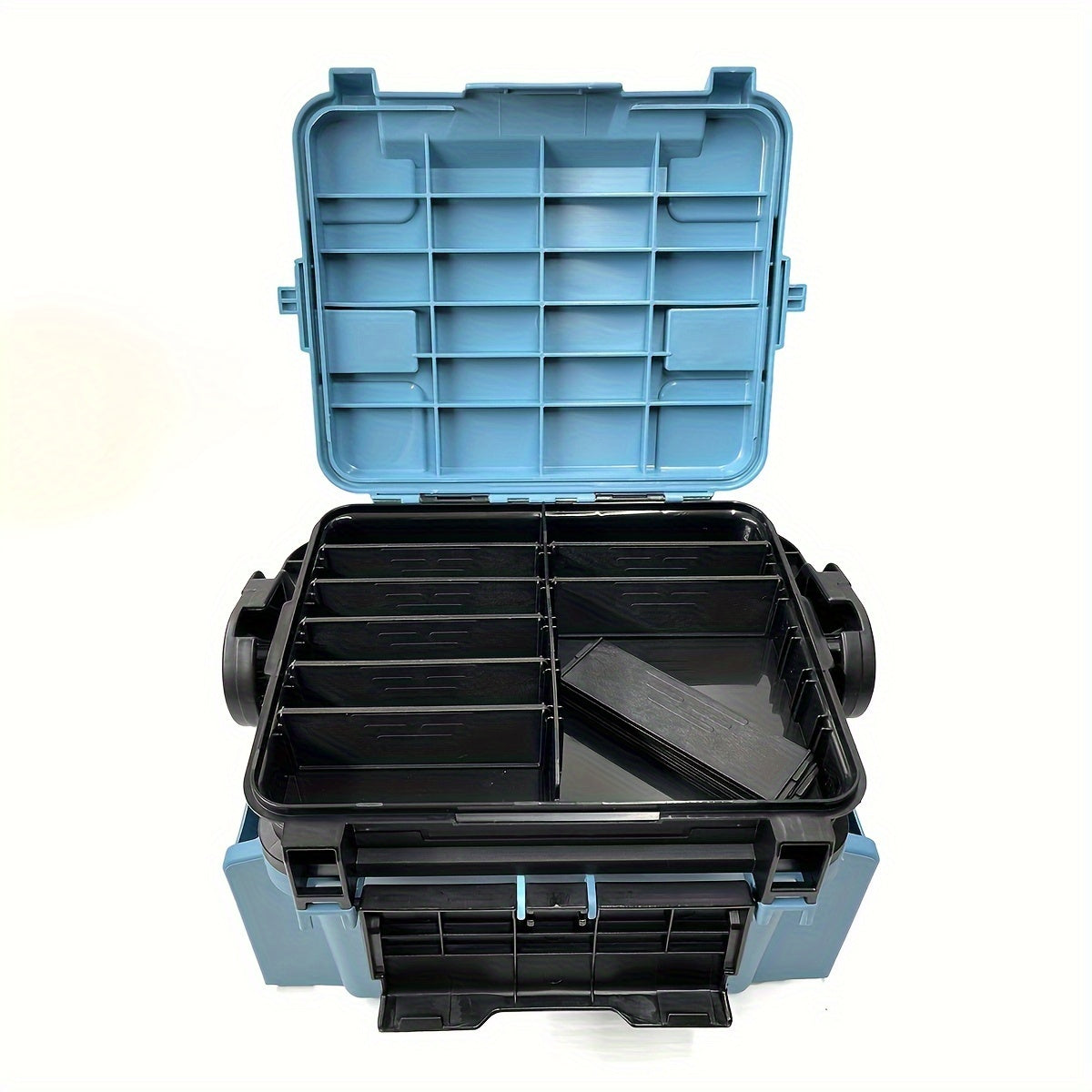 Lockable Fishing Tackle Box with Large Capacity