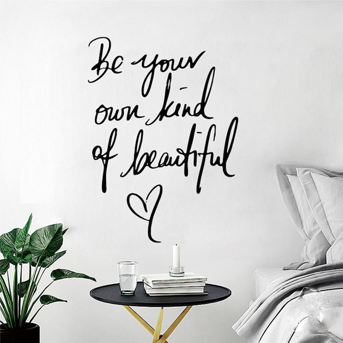 Creative English Wall Stickers for Bedroom and Studio