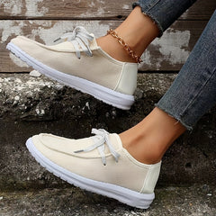 Women's Breathable Mesh Sneakers Casual Lace Up Outdoor Shoes