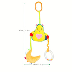Fruit Baby Wind Chime & Teether Avocado Watermelon Strawberry Banana & More