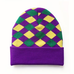 Checkered Matching Beanies For Men
