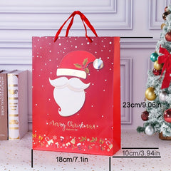 12pcs Christmas Craft Gift Bag Large & Small Sizes for Parties and Holiday Gifts