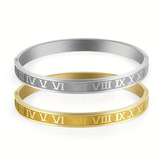 Stainless Steel Golden Men's Bangle