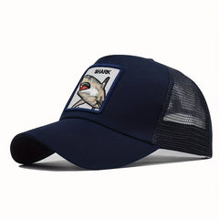 Spring Animal Embroidery Mesh Cap Baseball Hat Hip hop Cap