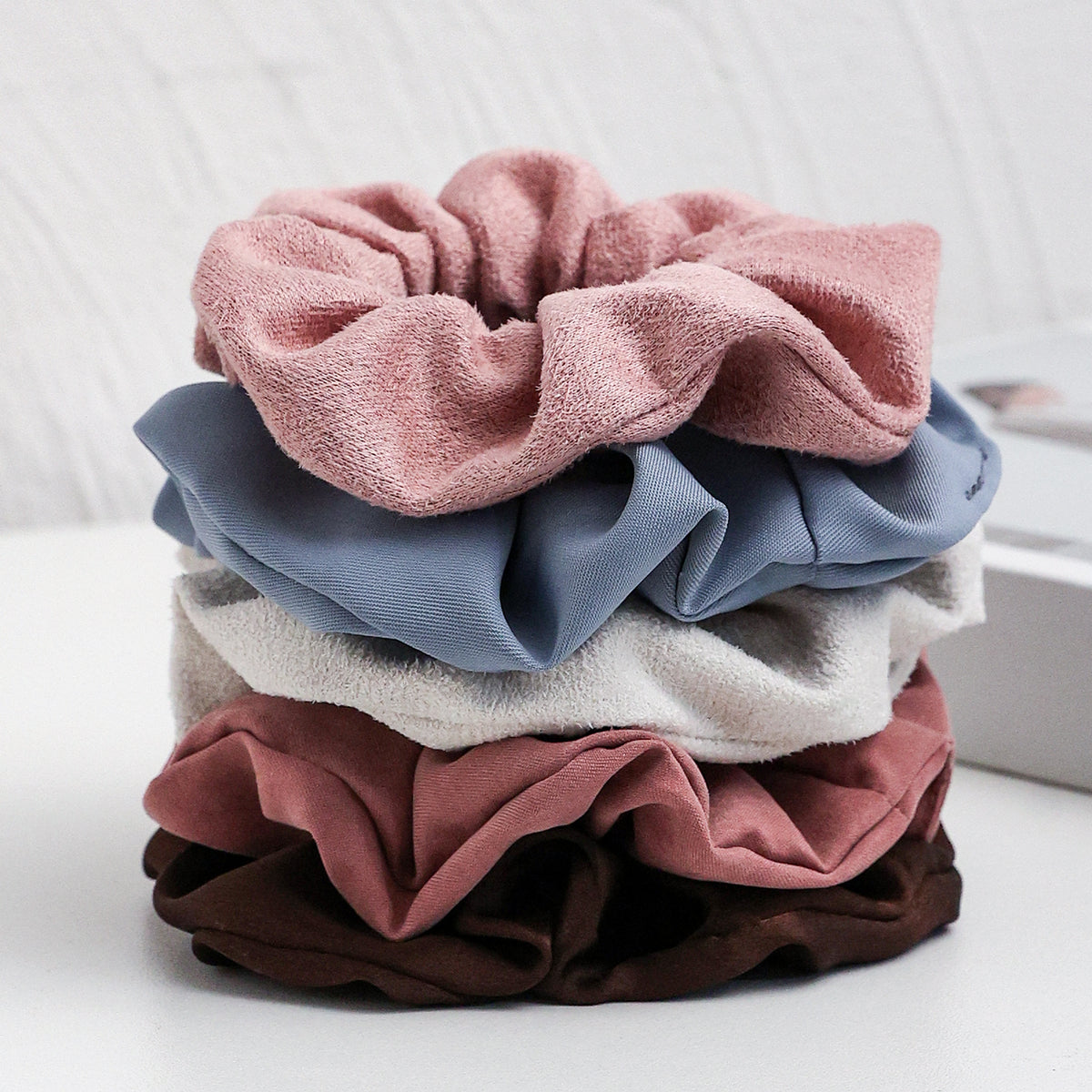 5pcs Large Scrunchie Hair Ties for Women