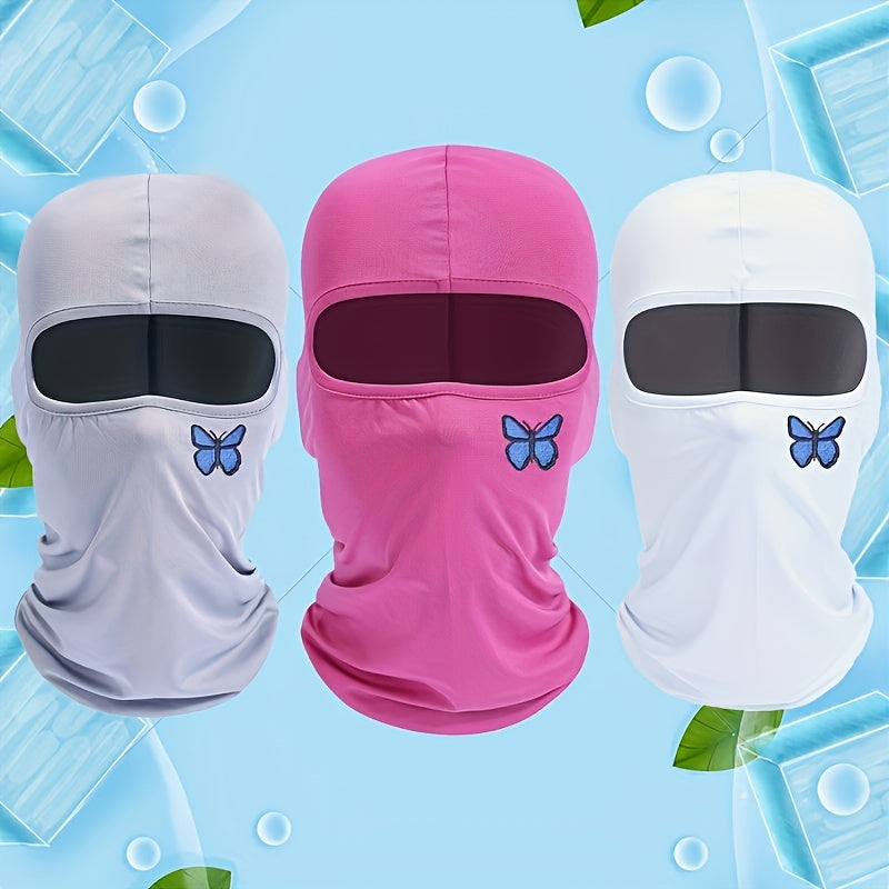 Butterfly Embroidery Balaclava Hip Hop Ski Mask Outdoor Sports