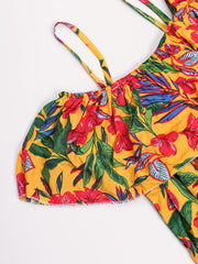 Floral Print Boho Cami Jumpsuit for Women