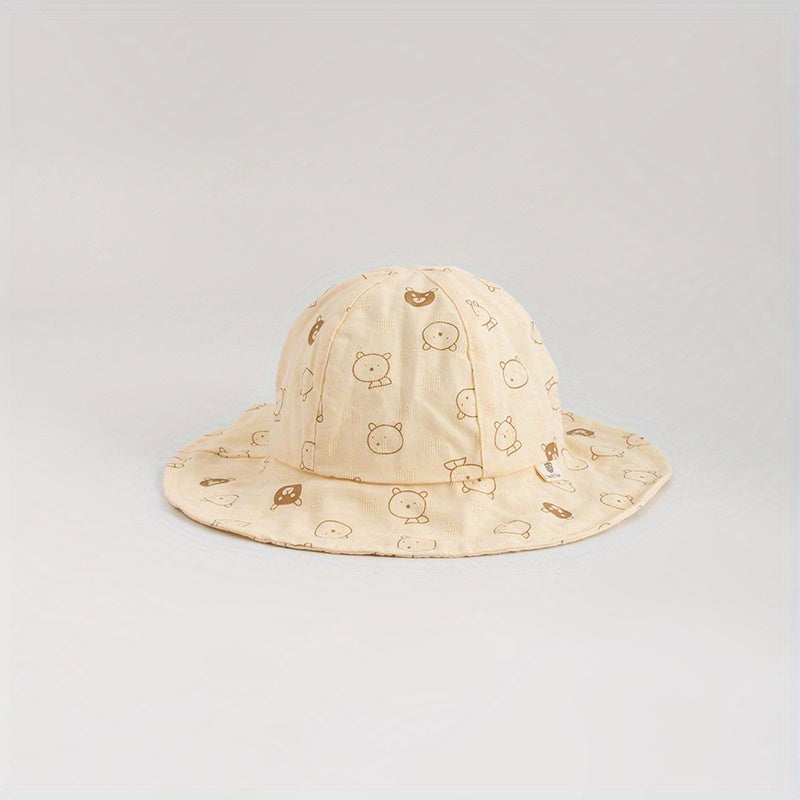 Unisex Baby Sunscreen Hat Fisherman Hat Children's Basin Hat Summer Sun Hat