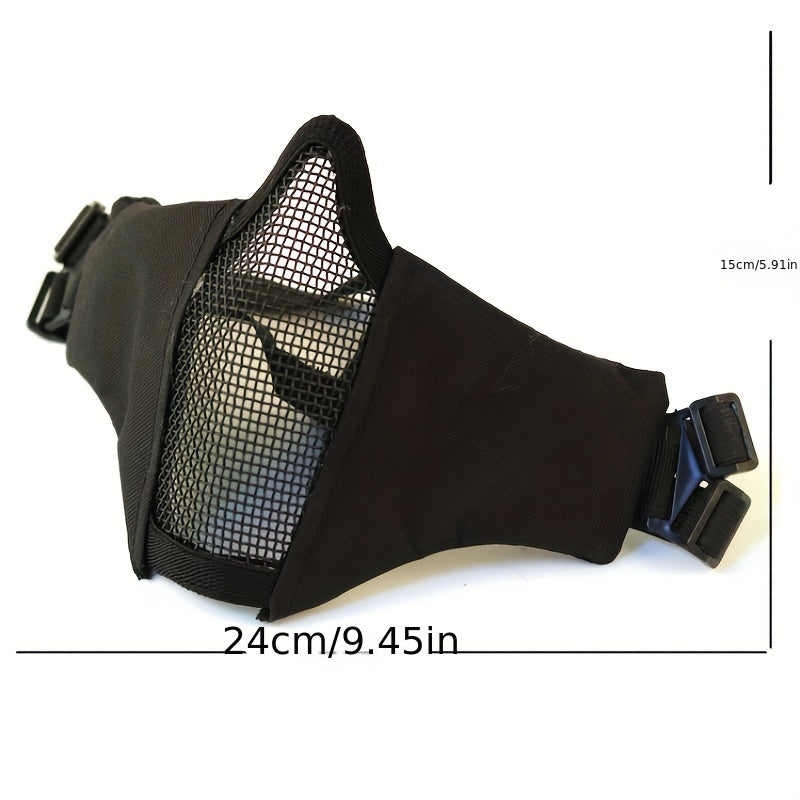 V10 Tactical Mask Half Face Mesh Mask for Men and Women