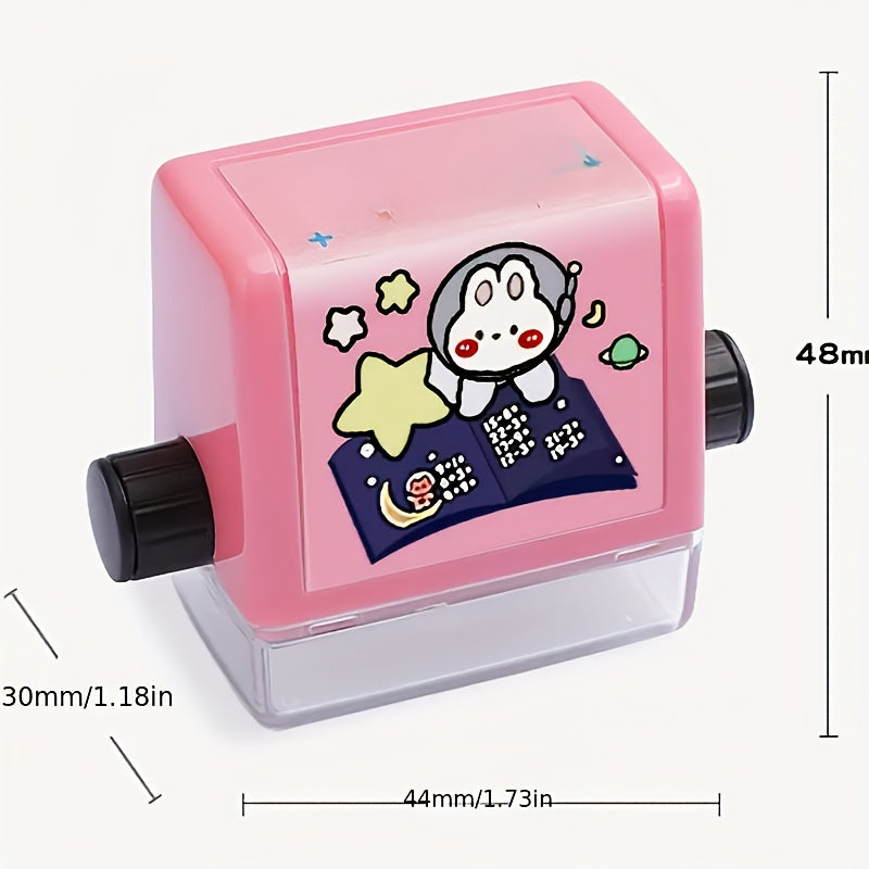 2pcs Math Seal Set for Teachers, Red Ink, Addition Subtraction