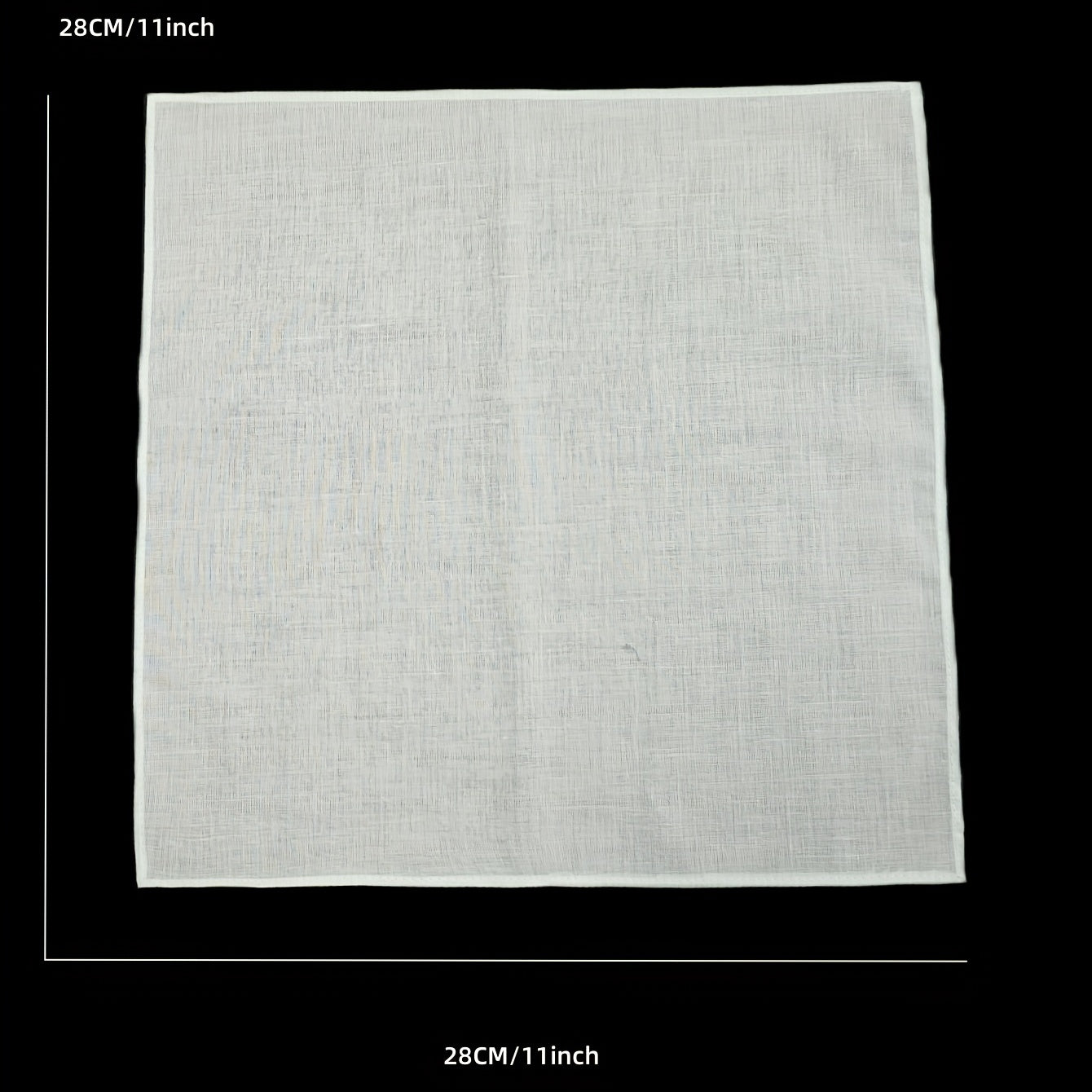 5pcs 60S Cotton Square Scarf Small Handkerchief Soft Pocket Scarf