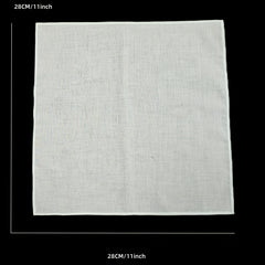 5pcs 60S Cotton Square Scarf Small Handkerchief Soft Pocket Scarf